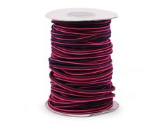 Pruženka oděvní do mikin/kapucí 5 mm pink-modrá