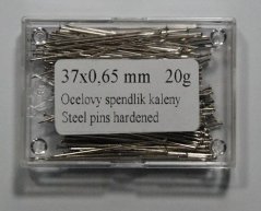 Špendlík ocelový 37x0,65 mm 20g