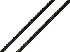 Pruženka plochá 4 mm měkká černá