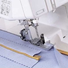 Patka  "paspulky"- overlock