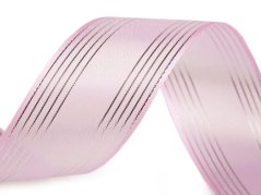 Stuha s lurexem šíře 40 mm 8(601)