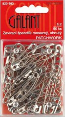 Zavírací špendlíky pro patchwork - zahnuté