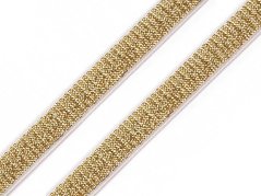 Pruženka brokátová / ramínková 10 mm s lurexem