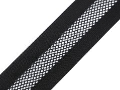 Pruženka se silikonem 32 mm síťovaná černá