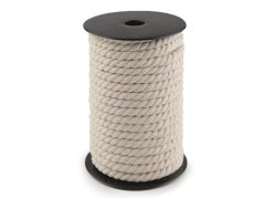 Šňůra kroucená bavlněná 8 mm